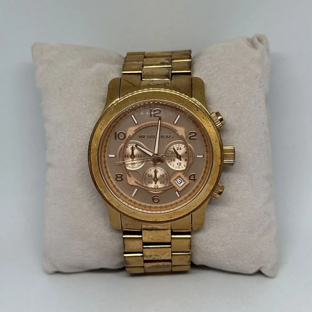 Michael Kors Runway MK8096 Men's Stainless Steel Analog Dial Quartz Watch HME447